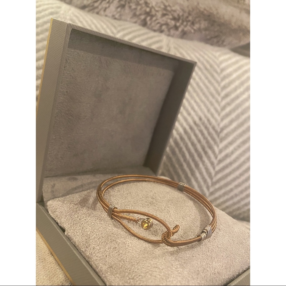 Bronze Guitar Wire Bracelet